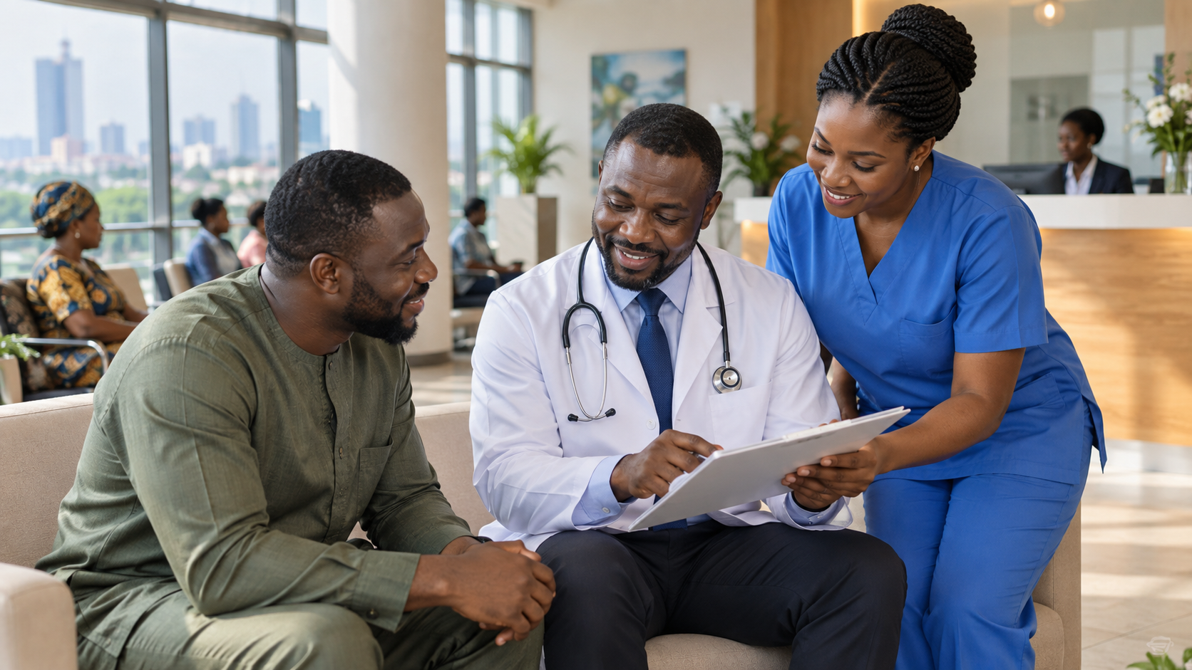 FMC care team helping a patient understand their care plan